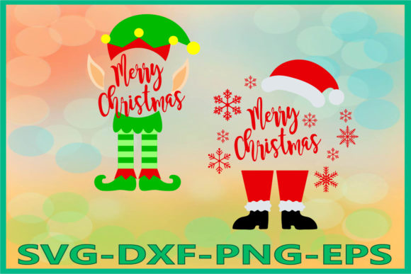 Christmas Elf, Elf Legs, Santa: Perfect for Festive Graphics