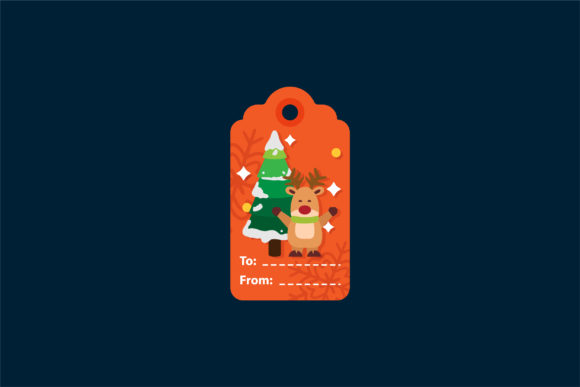 Christmas Label Card Decoration: A Versatile Graphics Asset