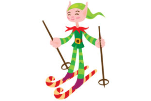 Elf Skiing: Christmas Crafts Design Review