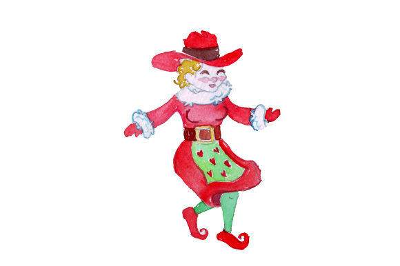 Mrs. Claus Line Dancing: Christmas Crafts Asset Review
