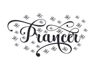 Prancer for Christmas Crafts and Digital Products