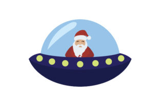 Santa Flying UFO: Christmas Crafts Design Review