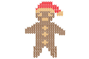 Ugly Sweater Ginger Bread Man: Christmas Crafts Asset