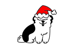 Weihnachts Hund: A Charming Christmas Craft Asset